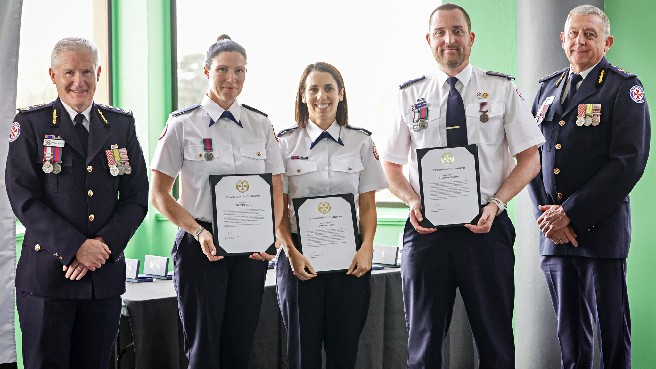 Recognition ceremony at Goulburn