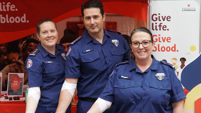 Join us in the 2024 Emergency Services Blood Drive Banner Image